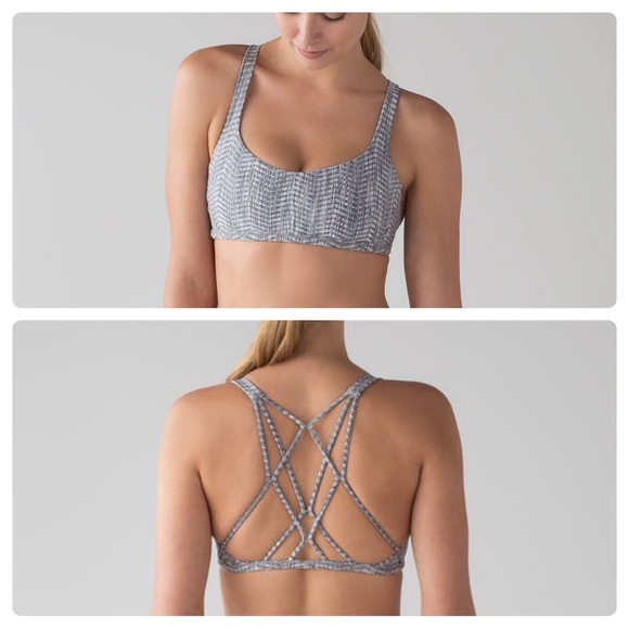 Lululemon Free To Be Zen Bra
Luon Arrow Jacquard Battleship Silver Spoon - Picture 1 of 10